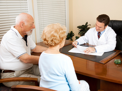 Senior Couple with Doctor