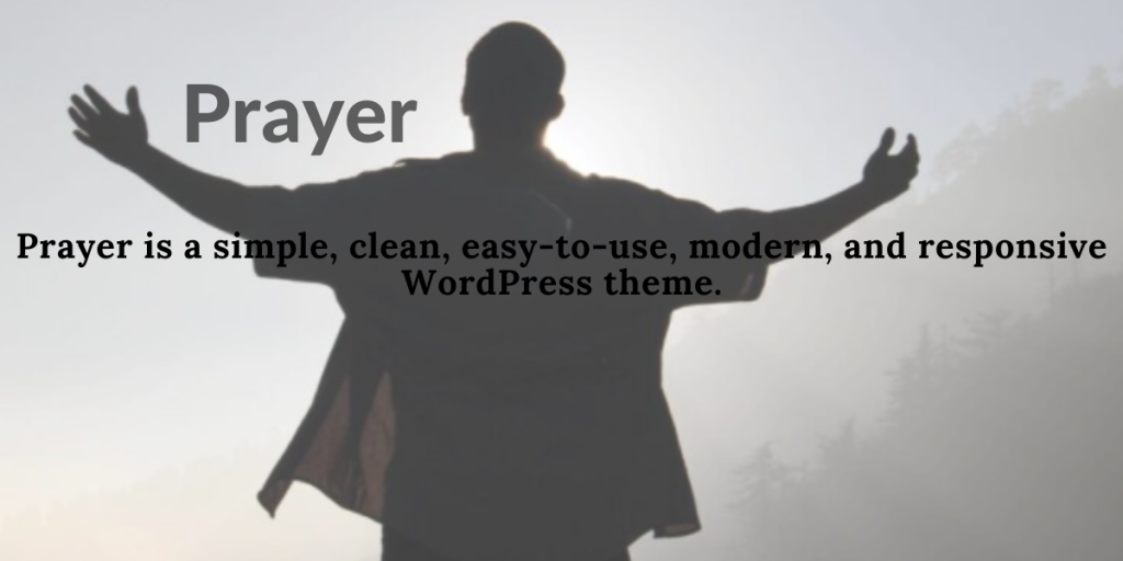 Prayer wordpress theme 