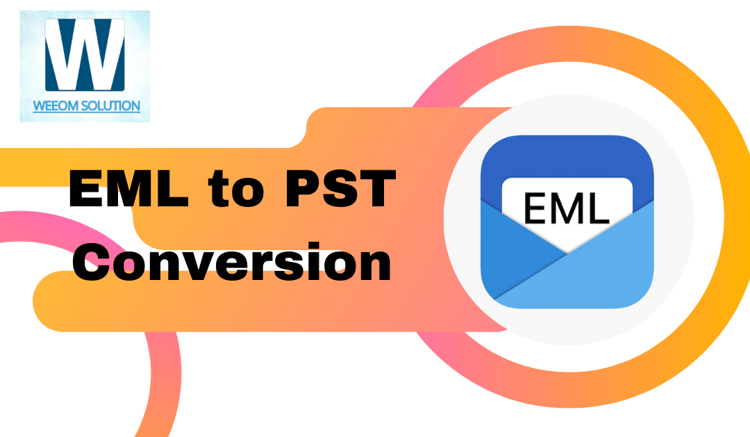 banner of weeom eml to pst converter