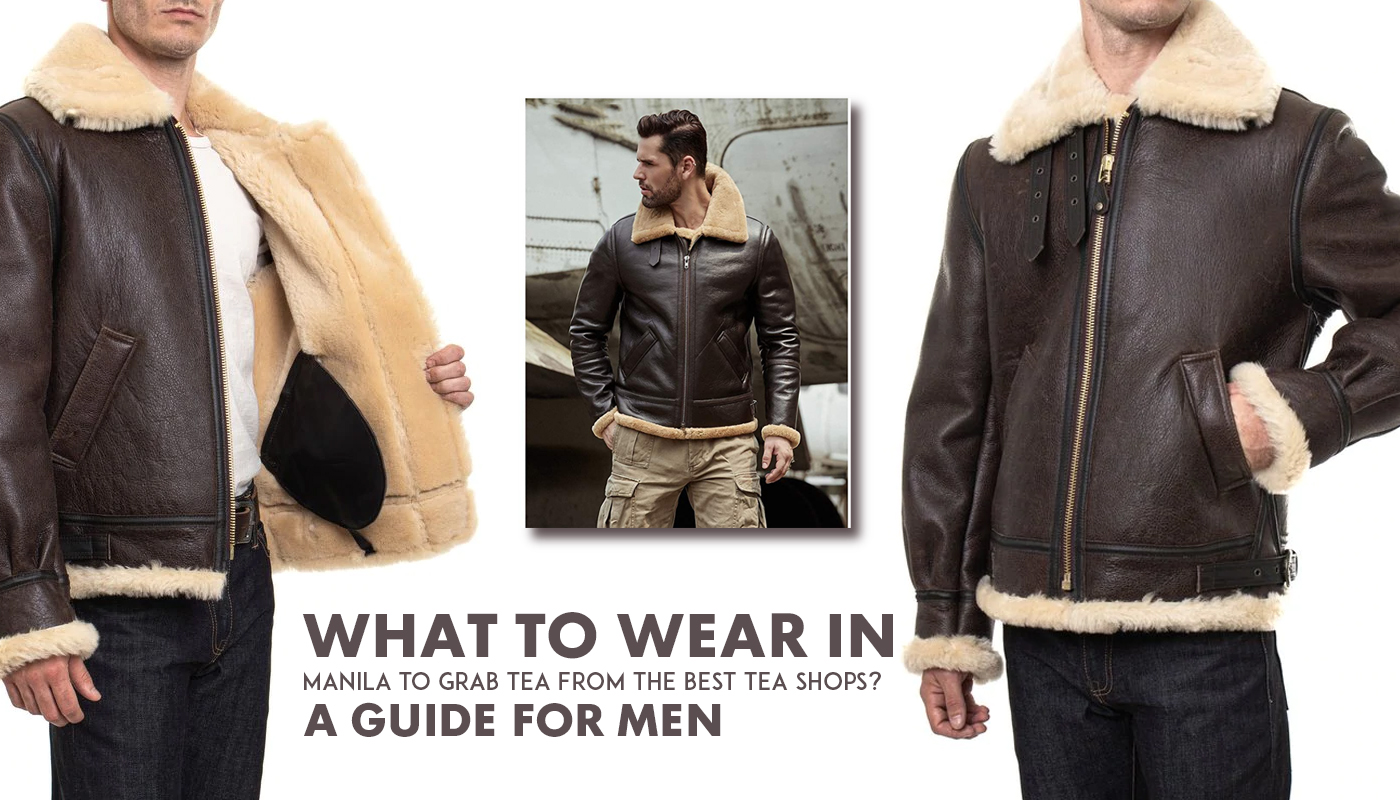 B3 SHEEPSKIN SHEARLING BOMBER LEATHER JACKET