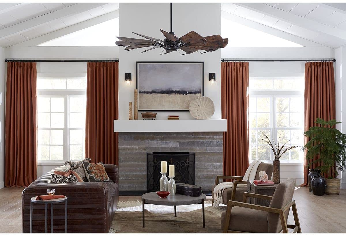 rustic ceiling fan