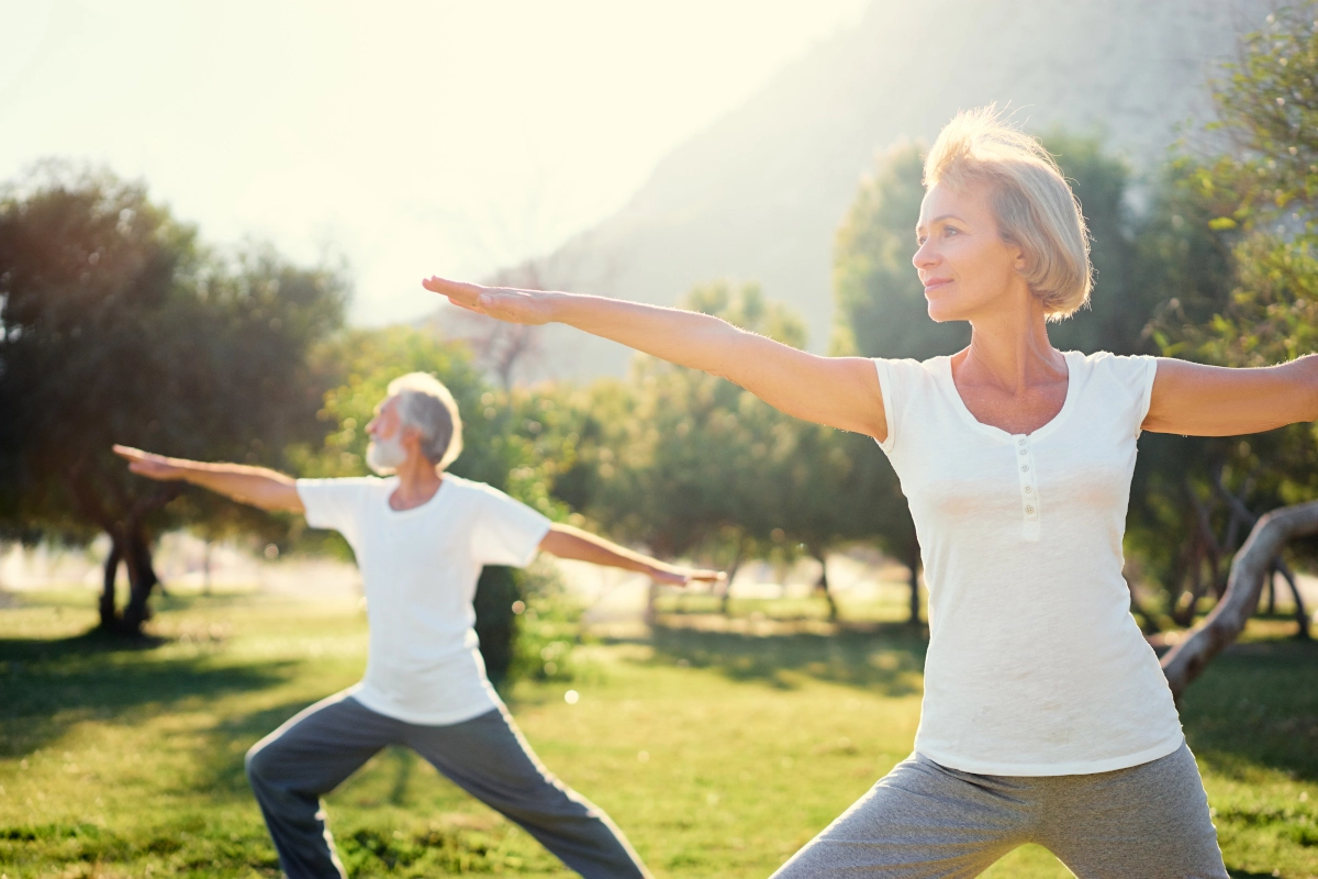 Healthy and long life can be lived by doing yoga